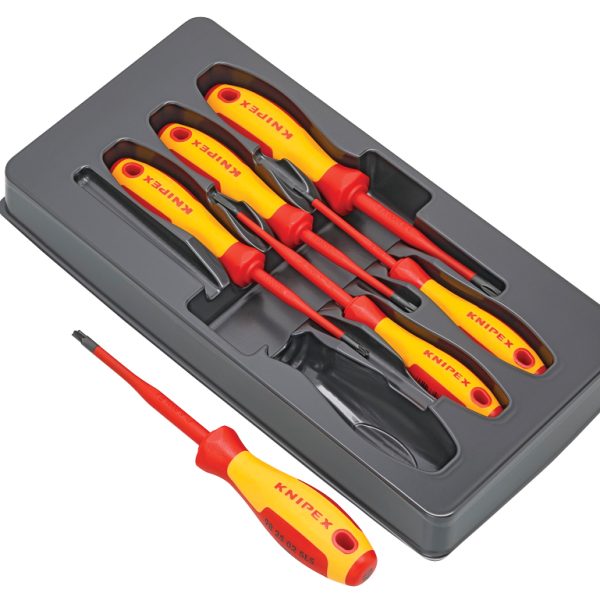 KNIPEX VDE Screwdriver Set, 6 Piece