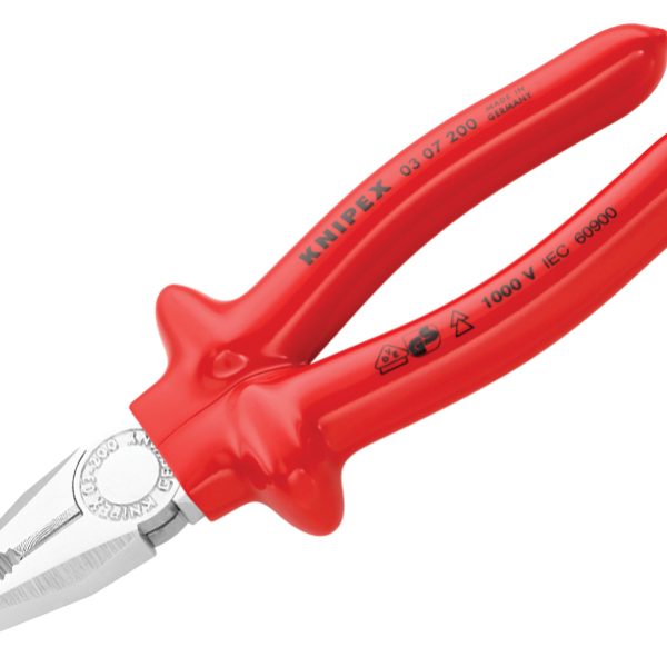 KNIPEX VDE Combination Pliers Dipped Handles 200mm