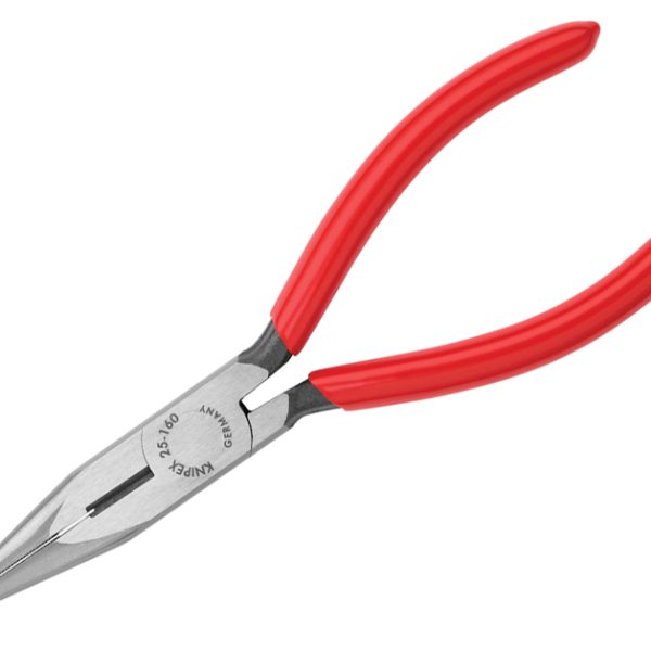 KNIPEX Snipe Nose Side Cutting Pliers (Radio) PVC Grip 160mm (6.1/4in)