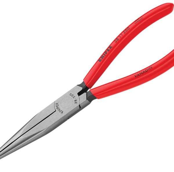 KNIPEX Mechanic's Long Nose Pliers PVC Grip 200mm (8in)