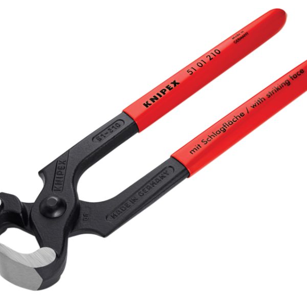 KNIPEX Hammerhead Style Carpenter's Pincers PVC Grip 210mm (8.1/4in)