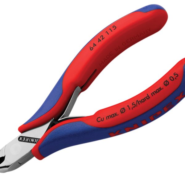 KNIPEX Electronics Diagonal End Cutting Nippers Short Head 115mm