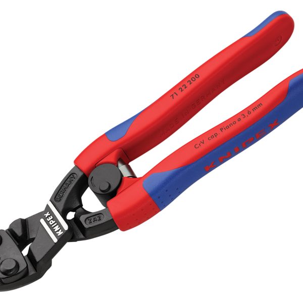 KNIPEX CoBolt® Compact Bolt Cutters 20° Head Multi-Component Grip 200mm