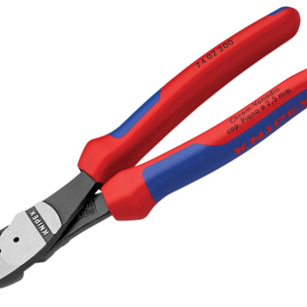 KNIPEX High Leverage Diagonal Cutters Multi-Component Grip 200mm