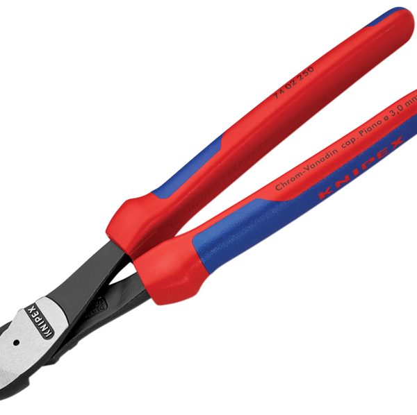 KNIPEX High Leverage Diagonal Cutters Multi-Component Grip 250mm