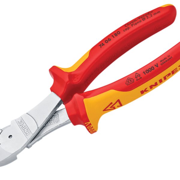 KNIPEX VDE High Leverage Diagonal Cutter 180mm