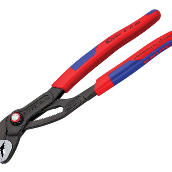 KNIPEX Cobra® Quickset Water Pump Pliers Multi-Component 250mm