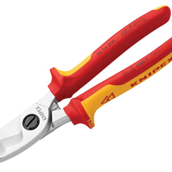 KNIPEX VDE Cable Shears with Twin Cutting Edge 200mm