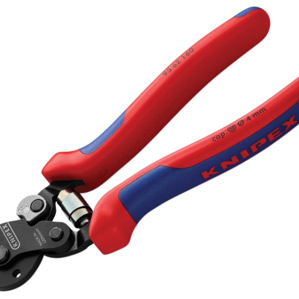KNIPEX Wire Rope Cutters Multi-Component Grip 160mm