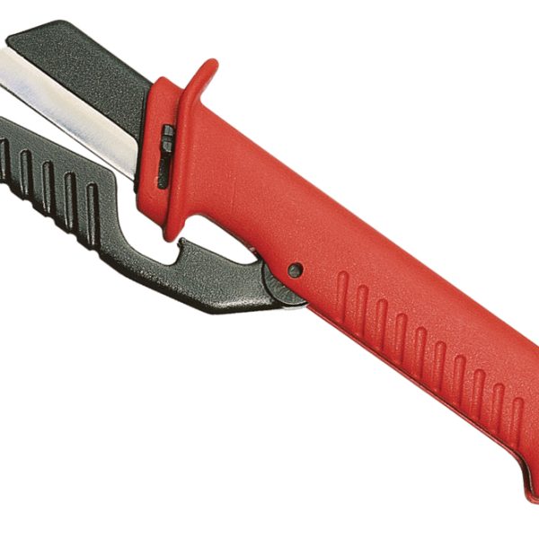KNIPEX Cable Knife with Hinged Blade Guard