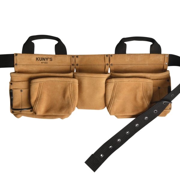 KUNY'S AP-622A Carpenter's Apron Split Grain Leather
