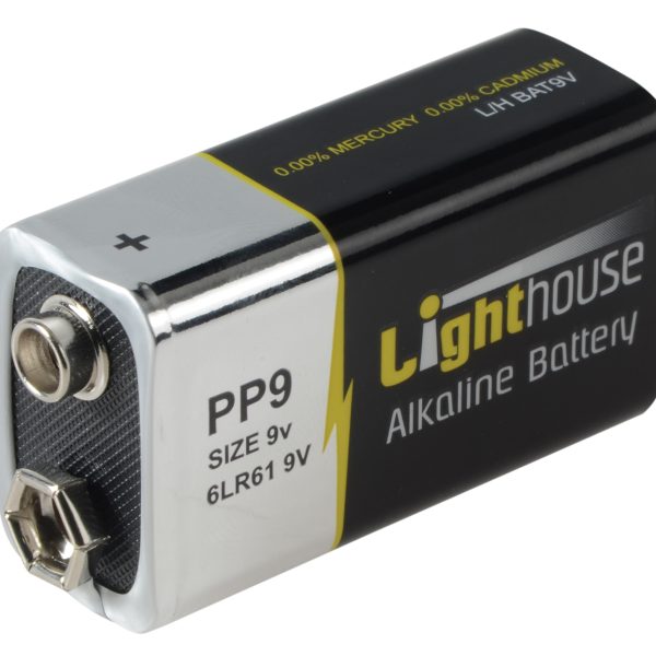 LIGHTHOUSE 9V LR61 Alkaline Battery 1100 mAh (Single Pack)