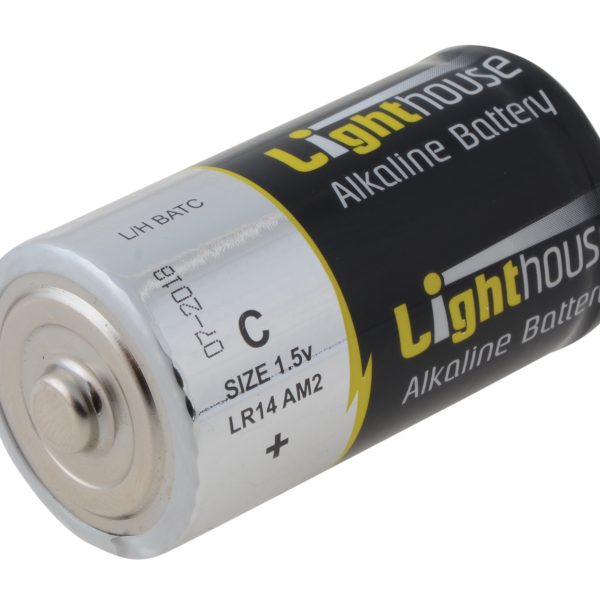 LIGHTHOUSE C LR14 Alkaline Batteries 6200 mAh (Pack 2)