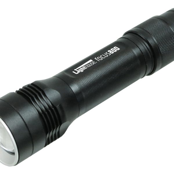 LIGHTHOUSE Elite Focus800 LED Torch 800 lumens - Rechargeable USB Powerbank
