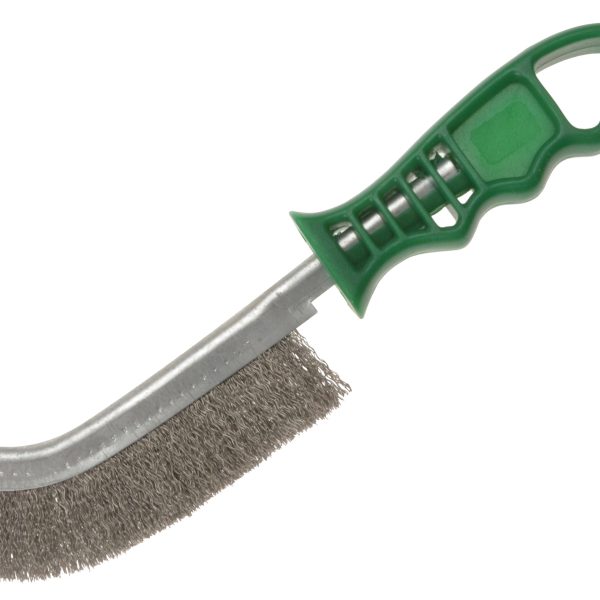 LESSMANN Universal Hand Brush 260mm x 28mm 0.3 Stainless Steel Wire