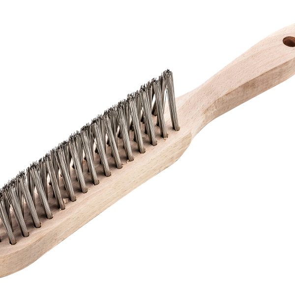 LESSMANN Rivet Brush 0.35 Stainless Steel Wire