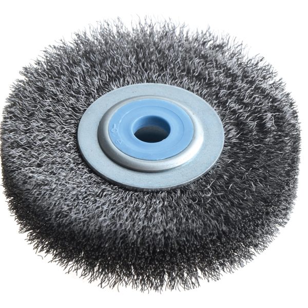 LESSMANN Wheel Brush D80mm x W18-20 x 10 Bore Steel Wire 0.20