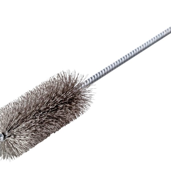 LESSMANN Cylinder Brush 10 x 100mm Stainless Steel Wire