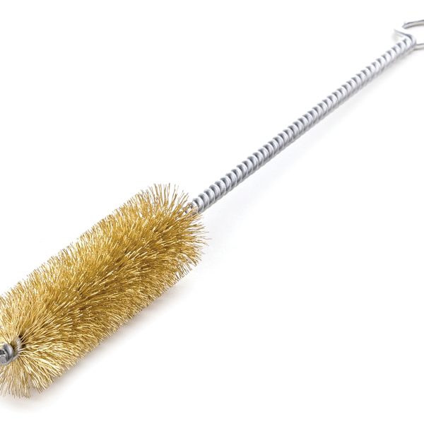 LESSMANN Cylinder Brush 10 x 100mm Brass Wire