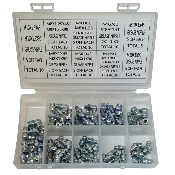 LUMATIC Grease Nipple Selection Box Metric