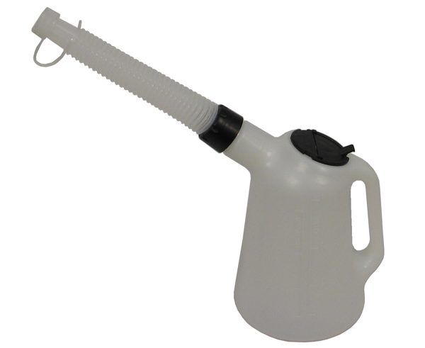 LUMATIC Polyethylene Oil Measure Jug with Spout 5 litre