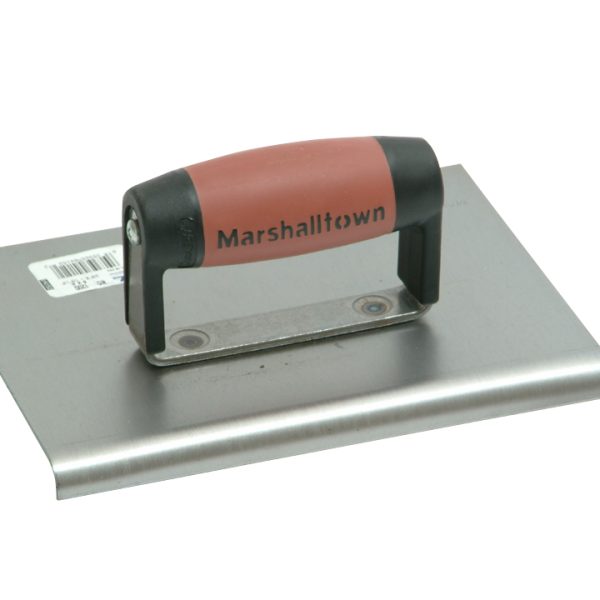 MARSHALLTOWN M120D Cement Edger Straight End Durasoft Handle 8 x 6in