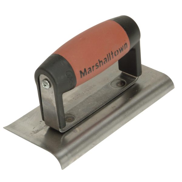 MARSHALLTOWN 176D Cement Edger Curved & Straight End DuraSoft® Handle 6 x 3in