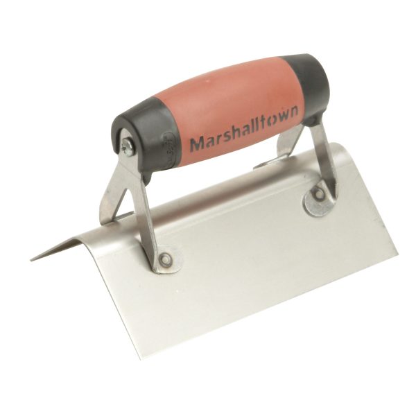 MARSHALLTOWN 68SSD Stainless Steel External Corner Trowel Rounded DuraSoft® Handle