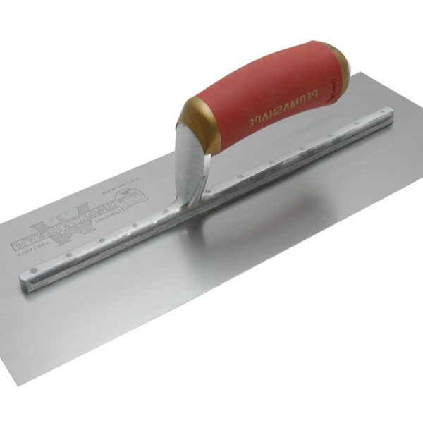 MARSHALLTOWN MPB815D Pre-Worn PermaShape® Finishing Trowel DuraSoft® Handle 18 x 5in