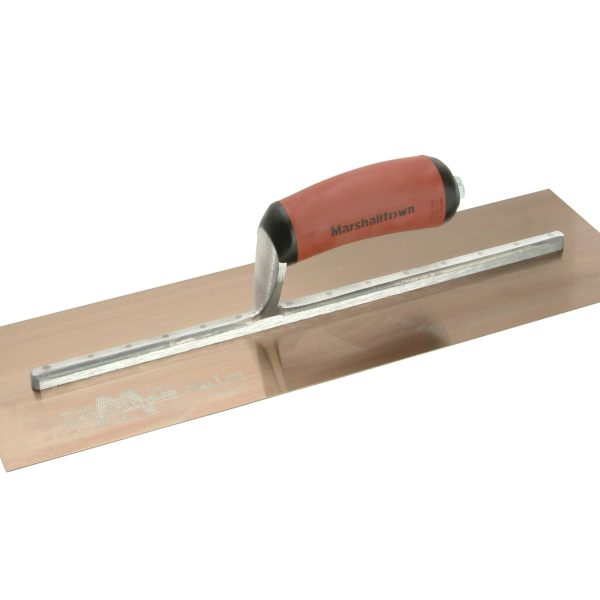 MARSHALLTOWN MXS165GD Gold Finishing Trowel DuraSoft® Handle 16 x 5in