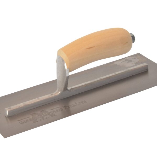 MARSHALLTOWN MXS2 Plasterer's Finishing Trowel Wooden Handle 11.1/2 x 4.1/2in
