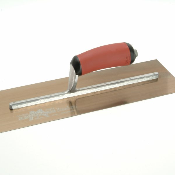 MARSHALLTOWN MXS73GSD Gold Finishing Trowel DuraSoft® Handle 14 x 4.3/4in