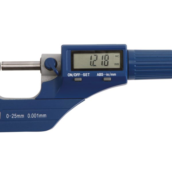 MOORE & WRIGHT  MW200-01DBL Digital External Micrometer 0-25mm/0-1in 0.001mm/.00005in