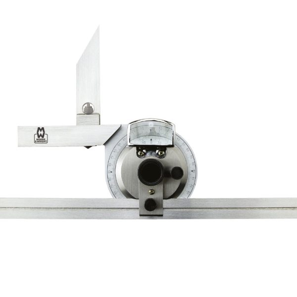 MOORE & WRIGHT  MW500-01 Universal 360° Bevel Protractor with 150/300mm Blades
