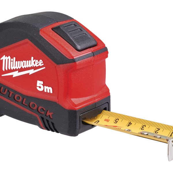MILWAUKEE Autolock Tape Measure 5m/16ft (Width 25mm)