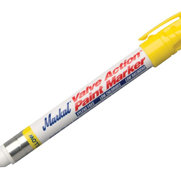MARKAL Paint-Riter® Valve Action® Paint Marker Yellow