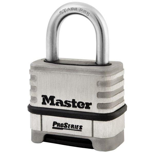 MASTER LOCK  ProSeries® Stainless Steel 4-Digit 57mm Padlock