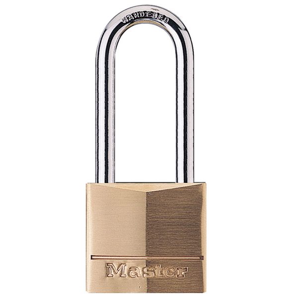 MASTER LOCK  Solid Brass 40mm Padlock 4-Pin - 51mm Shackle
