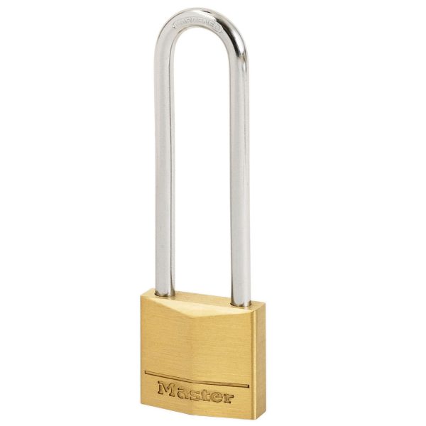 MASTER LOCK  Solid Brass 50mm Padlock 5-Pin - 64mm Shackle