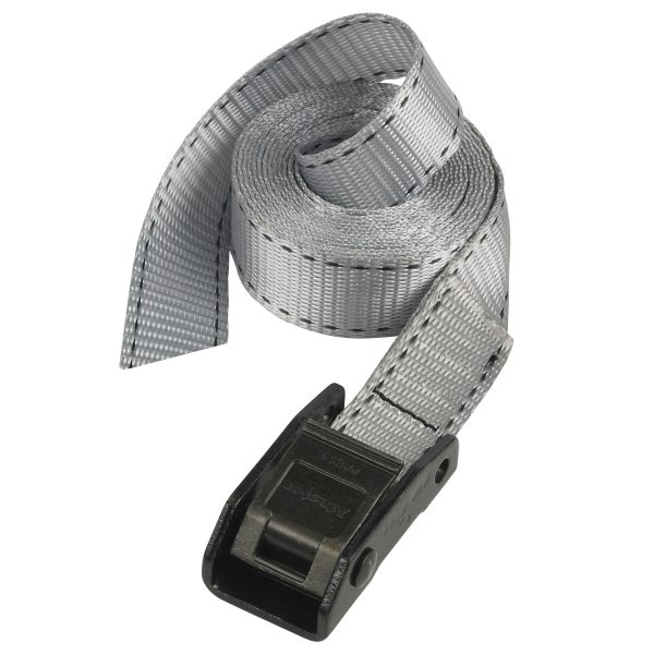 MASTER LOCK  Lashing Strap with Metal Buckle, Grey 5m 150kg (Single)