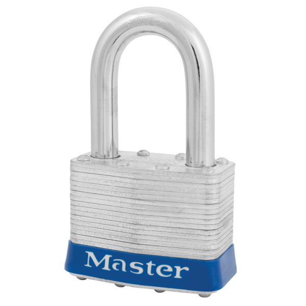 MASTER LOCK  Laminated Steel 51mm Padlock 4-Pin - 38mm Shackle - Keyed Alike