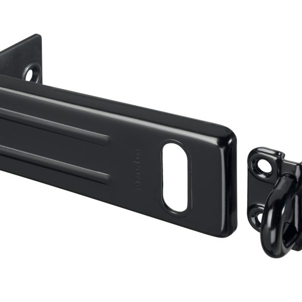 MASTER LOCK  Wrought Steel Hasp Matt Black 115mm