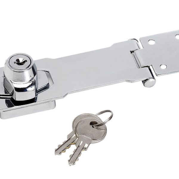 MASTER LOCK  Chrome Plated Steel Locking Hasp 118mm