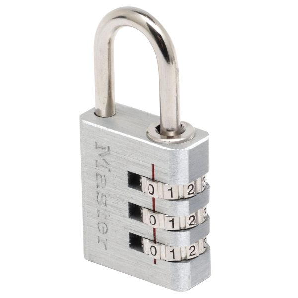 MASTER LOCK  Aluminium 30mm 3-Digit Combination Padlock