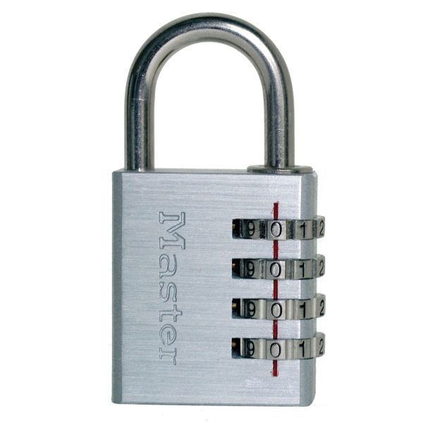 MASTER LOCK  Aluminium 40mm 4-Digit Combination Padlock