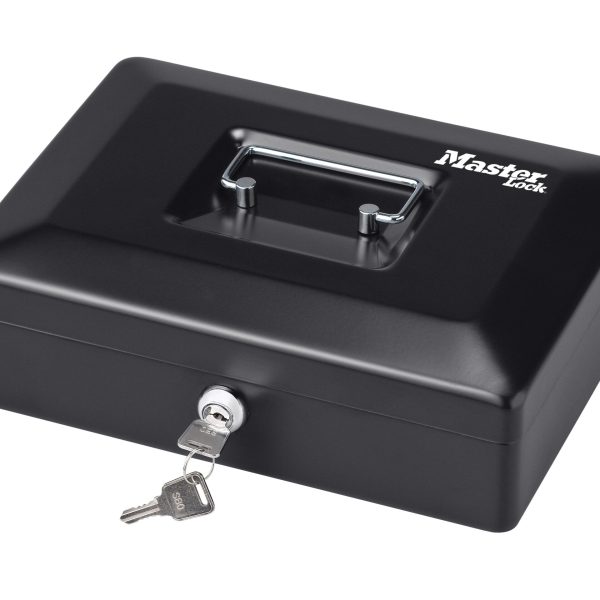 MASTER LOCK  Small Cash Box with Keyed Lock