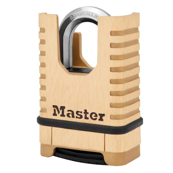MASTER LOCK  Excell™ Closed Shackle Brass Combination 58mm Padlock