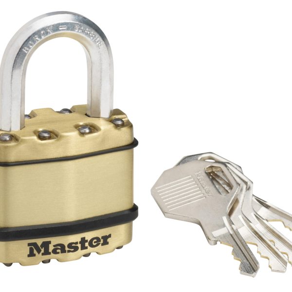 MASTER LOCK  Excell™ Brass Finish 45mm Padlock 4-Pin