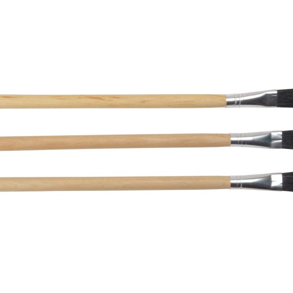 MONUMENT   3015M Wood Handle Flux Brushes (Pack 5)