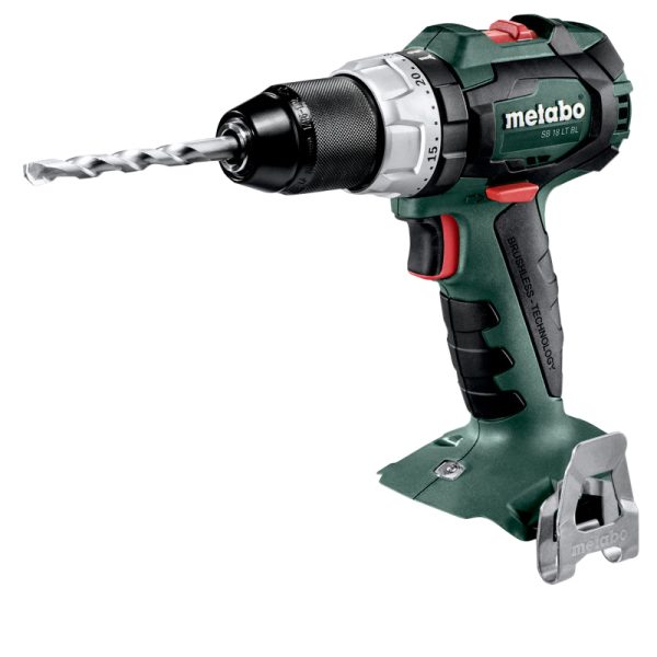 METABO SB 18 LT BL Brushless Combi Drill 18V Bare Unit + metaBOX